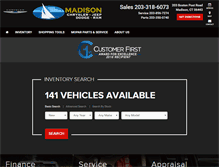 Tablet Screenshot of madisonchrysler.net